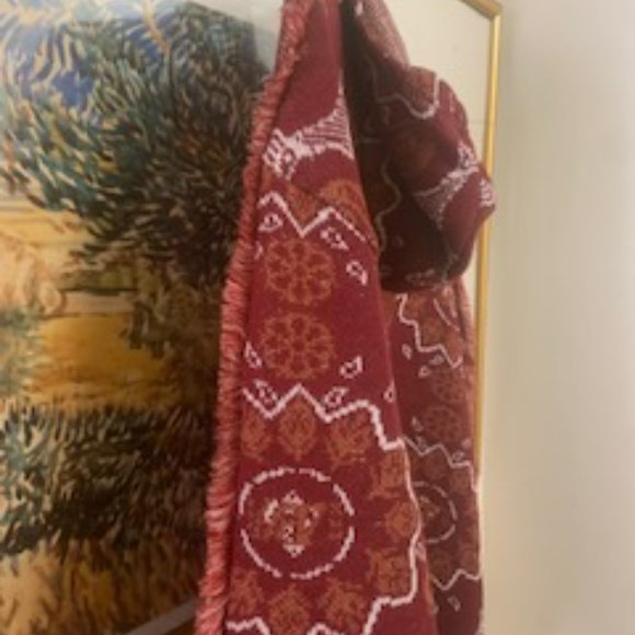 Fringed Jacquard Tapestry Hoodie - Picture 5 of 5